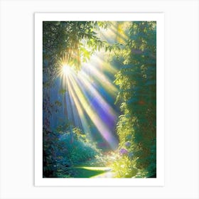 Vandusen Botanical Garden, Canada Classic Painting Art Print