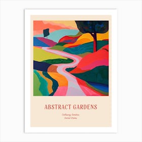 Colourful Gardens Callaway Gardens Usa 1 Red Poster Art Print