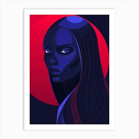 Dark Beauty Art Print