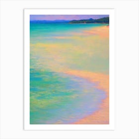 Yalong Bay Beach Hainan Island China Monet Style Art Print
