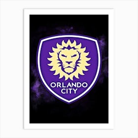 Orlando City Art Print