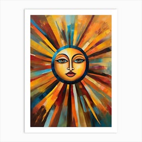 Bohemian Sunburst،
A vibrant representation of the autumn sun.7 Art Print