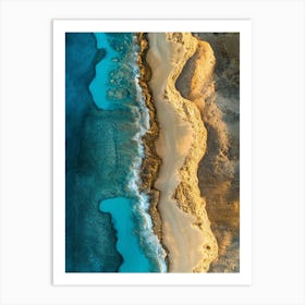 Dead Sea Shore Art Print