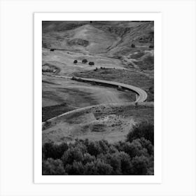 Road In The Hills Art Print