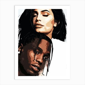 Travis Scott 40 Art Print