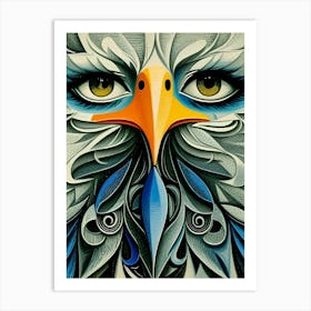 Eagle abstract Art Print