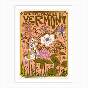 Vermont Wildflowers Art Print