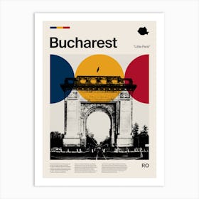 Bucharest Art Print
