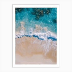 Aerial View Of The Beach 5 Art Print