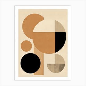 Radiant Retro; Geometric Gleam Art Print