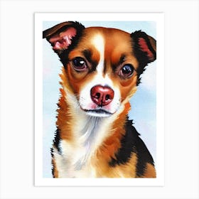 Chihuahua Watercolour Dog Art Print