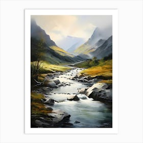 Scottish Mountains 1 Art Print