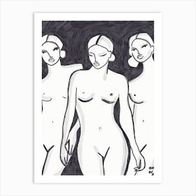 Nudes 2017 Art Print