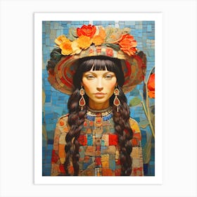 Woman Portrait Art Print