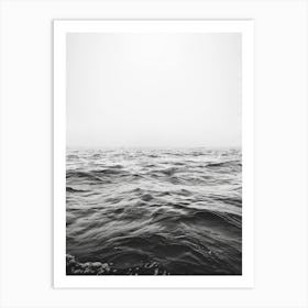 Black And White Seascape 1 Art Print