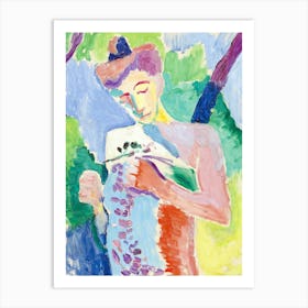 Henri Matisse Painting - Modesty "Branch of Flowers" The Italian, France 1906 in HD Art Print