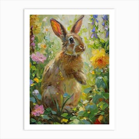 Californian Rabbit Painting 2 Art Print