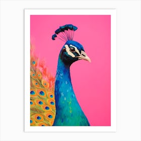 Beautiful Peacock Art Print
