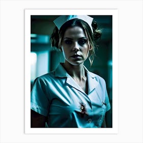 Can't Sleep In The Hospital, Call The Night Nurse- Reimagined 5 Art Print