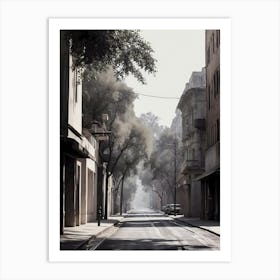 Street Scene In New Orleans Art Print