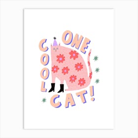 Cool Cat Art Print