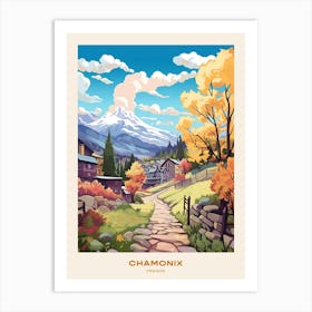 Chamonix To Zermatt France 3 Hike Poster Art Print