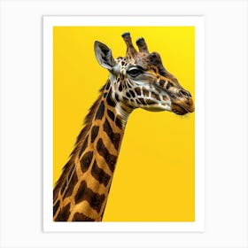 Giraffe 84 Art Print