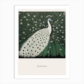 Ohara Koson Inspired Bird Painting Peacock 5 Poster Art Print