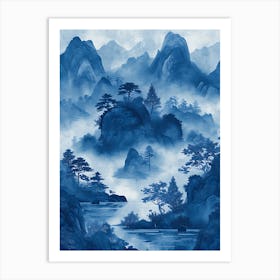 Fantastic Chinese Landscape 25 Art Print