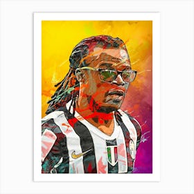 Edgar Davids Juventus Art Print