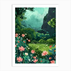 Landscape Painting 47 Art Print