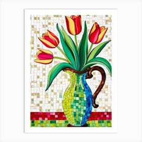 Tulips In A Vase 1 Art Print