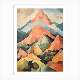 Mount Kanlaon Philippines Mountain Painting Art Print