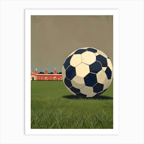 Soccer Ball 2 Art Print