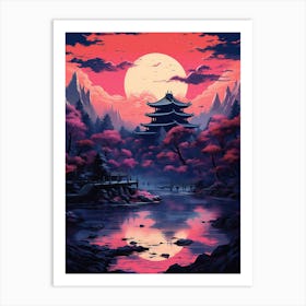 Asian Landscape Painting 10 Art Print