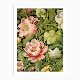 Floral Wallpaper 5 Art Print