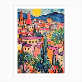 Turin Italy 4 Fauvist Painting Art Print