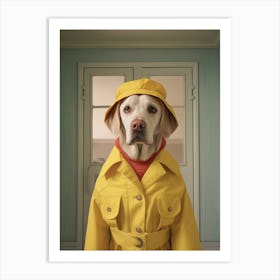 A Dog Labrador Retriever 8 Art Print