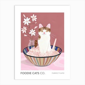 Foodie Cats Co Cat In A Bowl Art Print