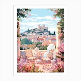 Nice France 7 Illustration Art Print