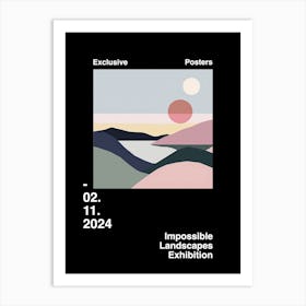 Impossible Landscapes Exhibition Archive Poster 24 Art Print