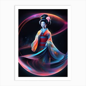 Geisha 5 Art Print