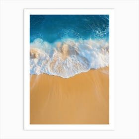 Beach Sand And Waves 2 Art Print