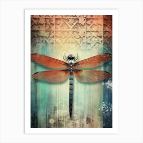 Dragonfly Urban 4 Art Print