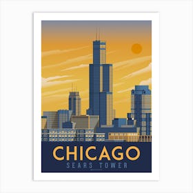 Chicago Illinois Art Print