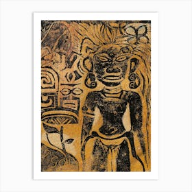 Tahitian Idol—The Goddess Hina, Paul Gauguin Art Print