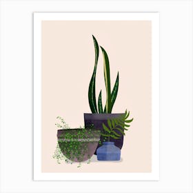 Botanical Plants Art Print