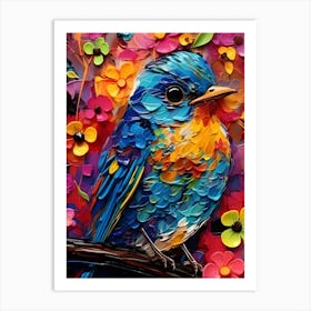 Colorful Bird Art Print