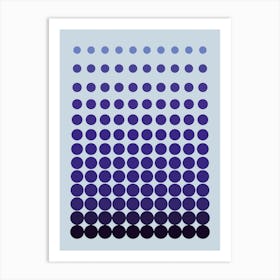 Retro Dots 3 Art Print