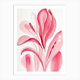 Pink Calla Lily Poster